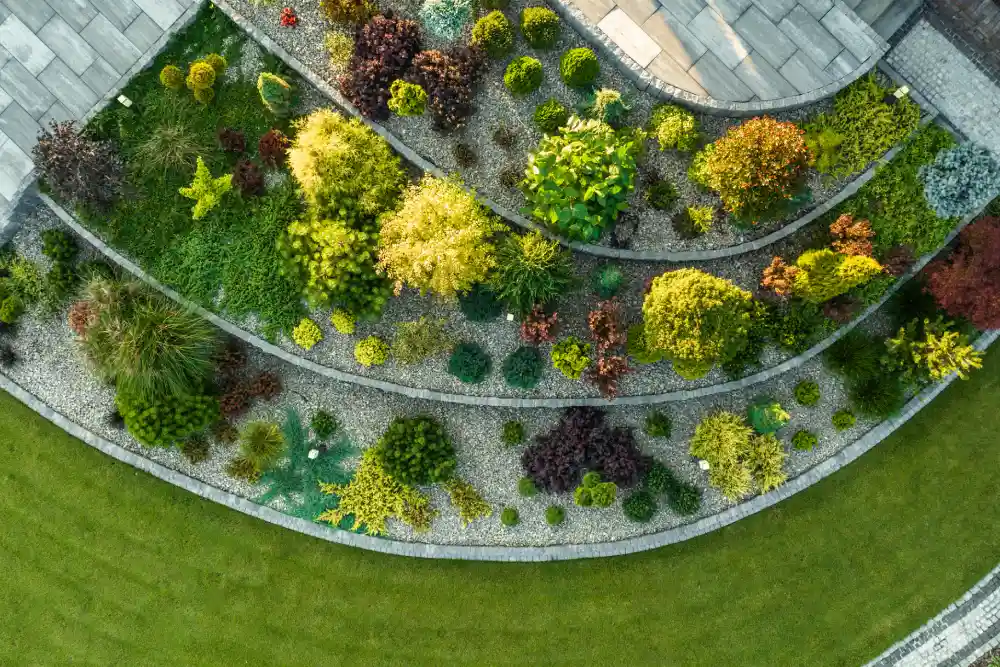 Commercial landscaping installation for Houston builders